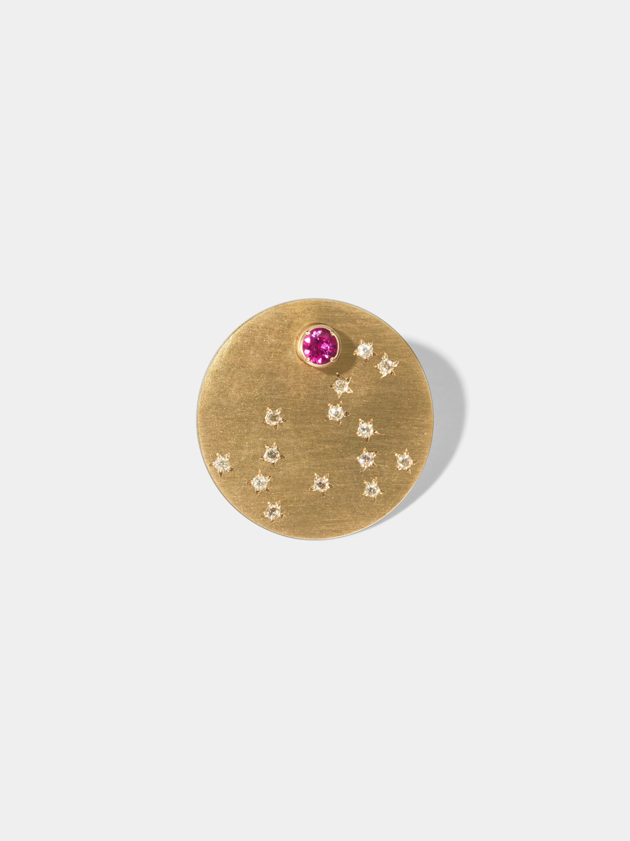 ASTERISM_Pierced Earring_Leo(獅子座) / Ruby