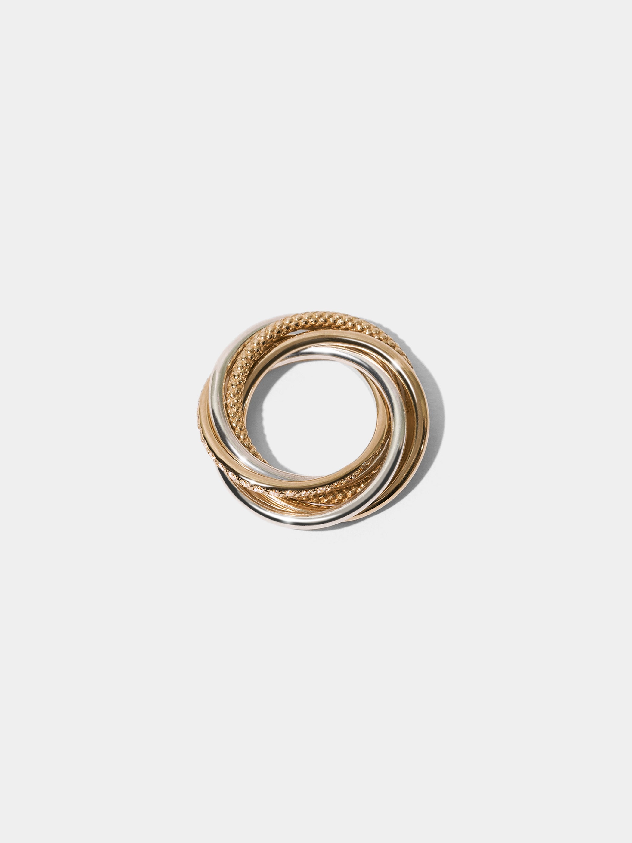 CIRCLE_Ring / Five / Material Mix , Dia & TYING
