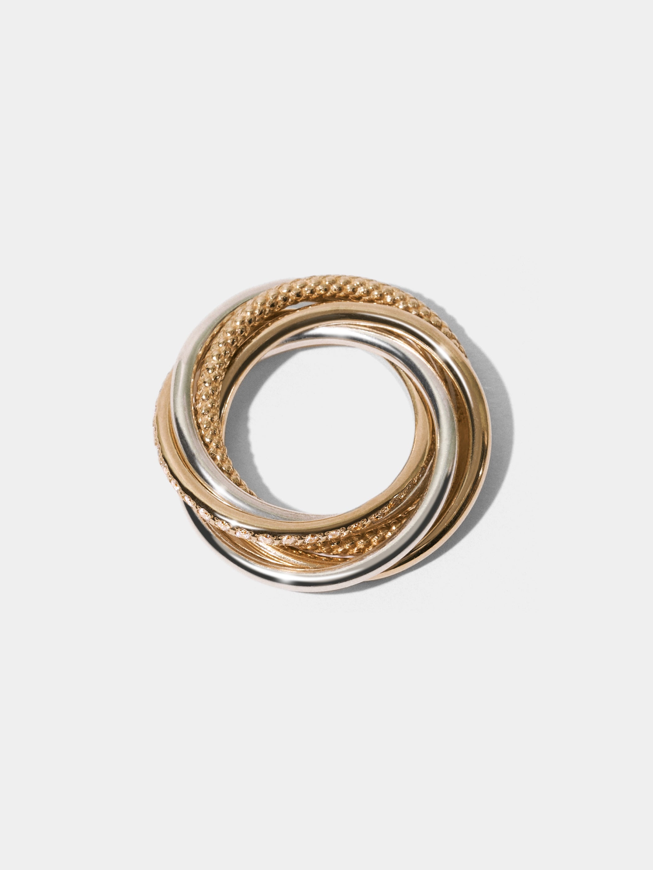 CIRCLE_Ring / Five / Material Mix , Dia & TYING