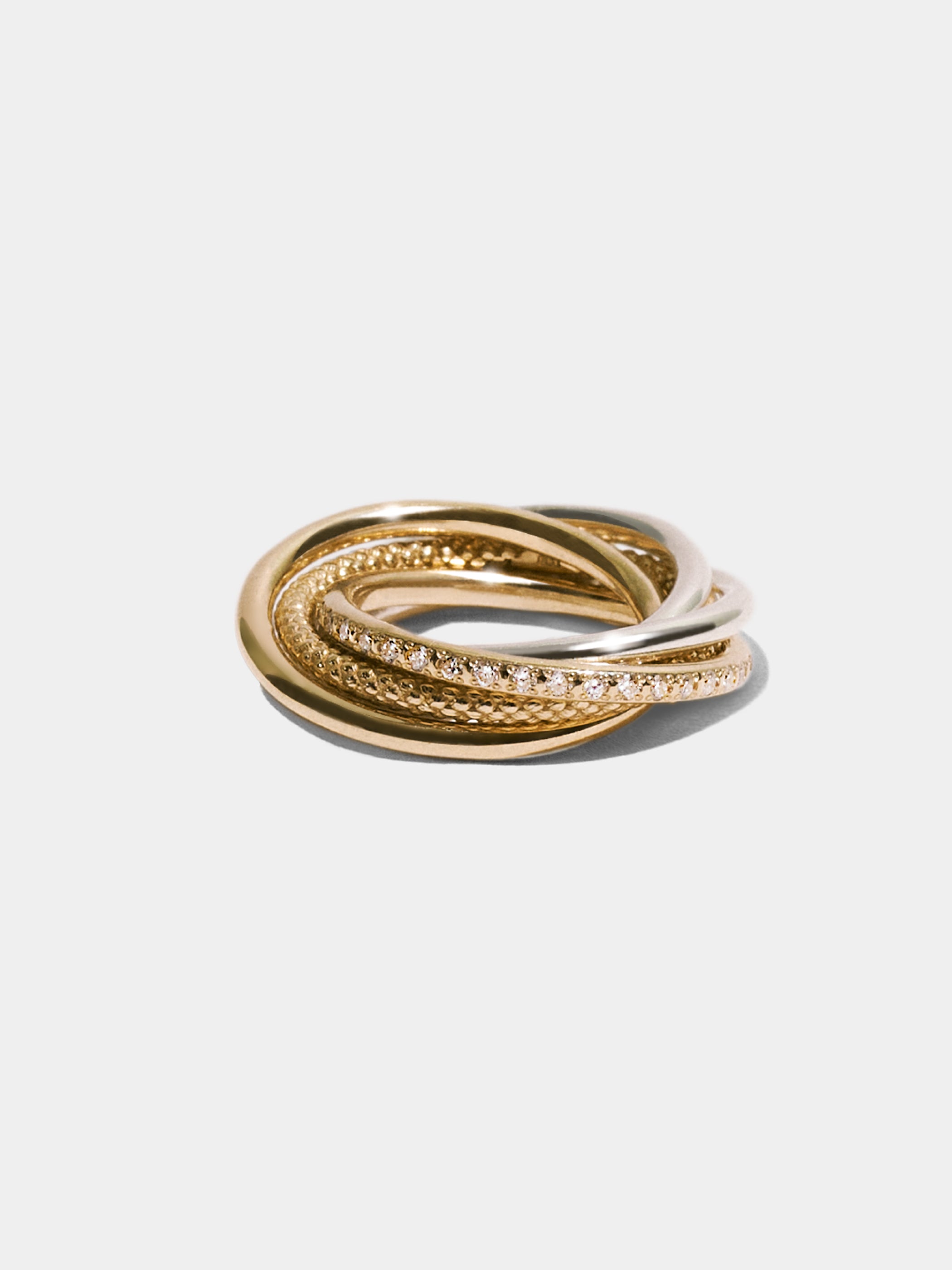 CIRCLE_Ring / Five / Material Mix , Dia & TYING