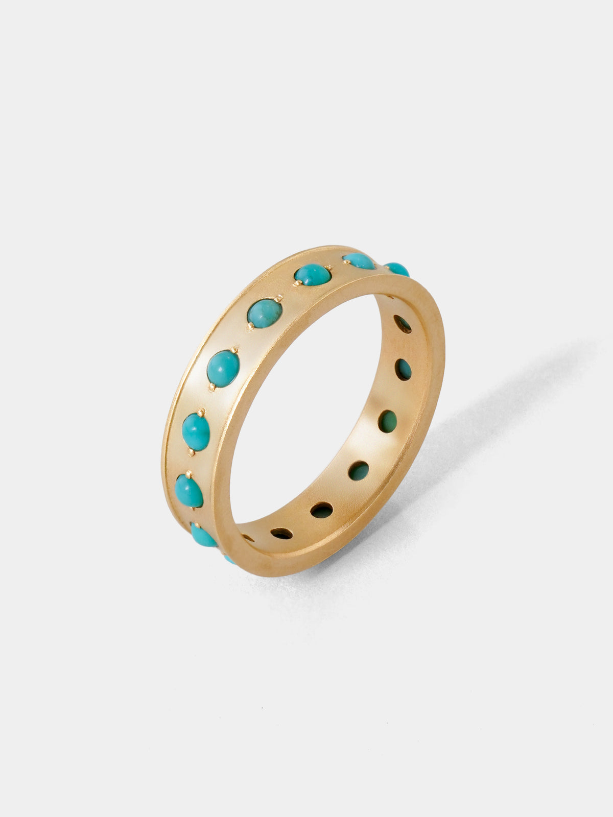 DOT LINE / Ring / Turquoise