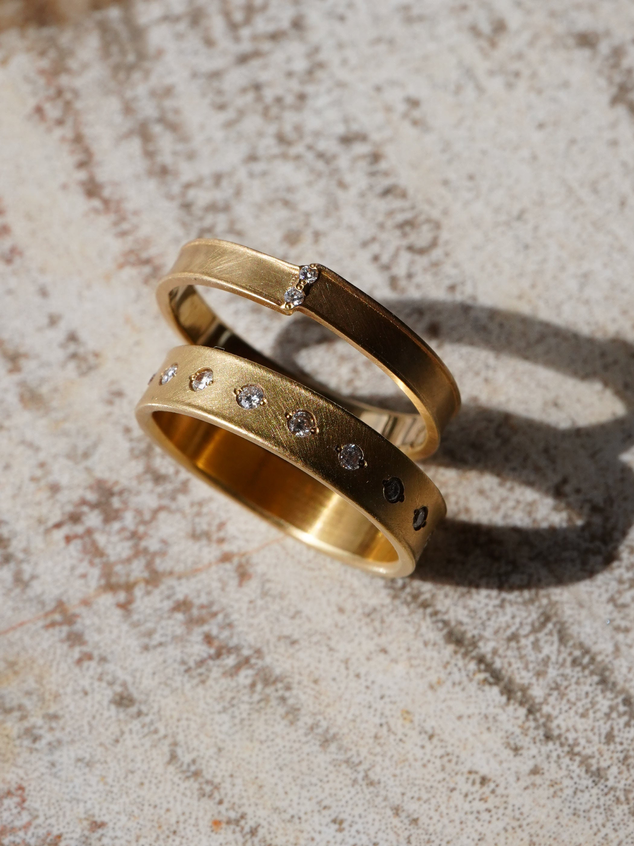 他のリングとスタッキングしても