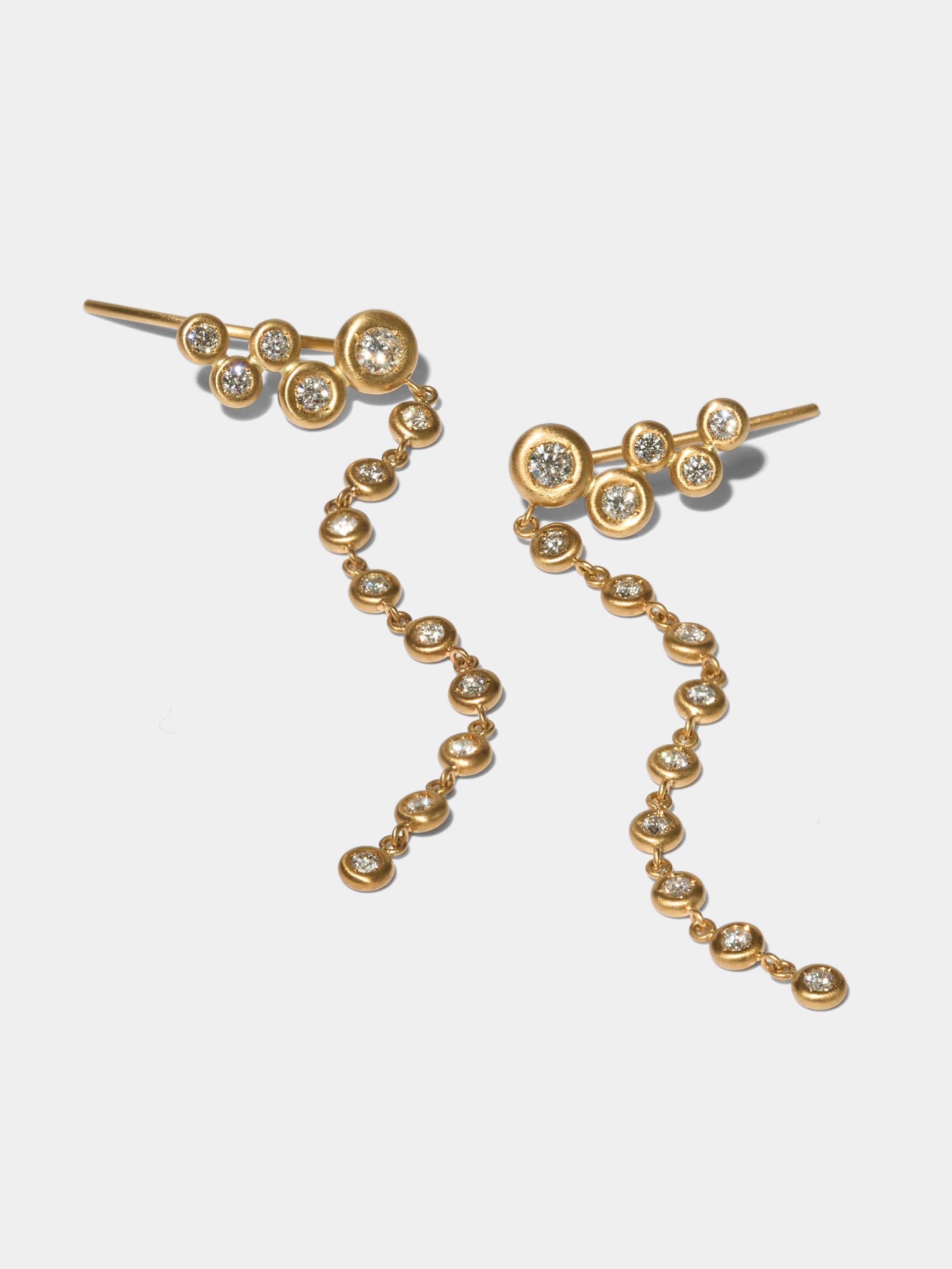 PUFF / Pierced Earring / Clip / Swing / Gradation