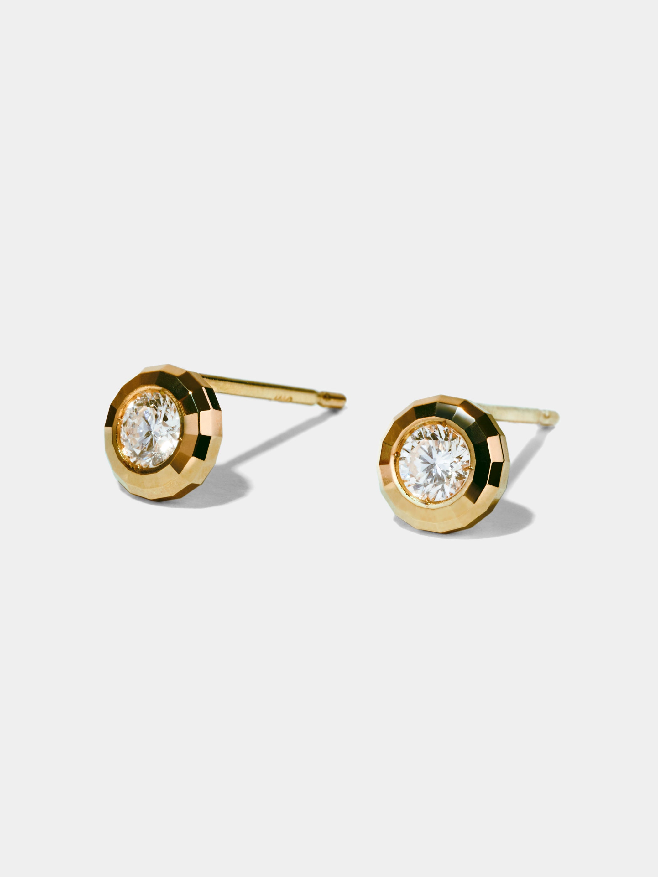 PUFF / Mirror / Pierced Earrings / Solitaire / L