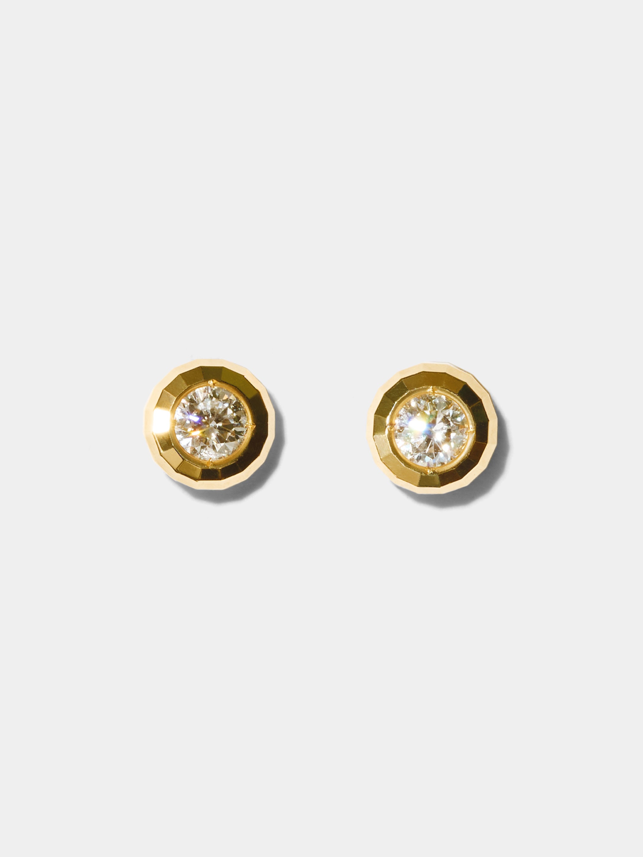 PUFF / Mirror / Pierced Earrings / Solitaire / L
