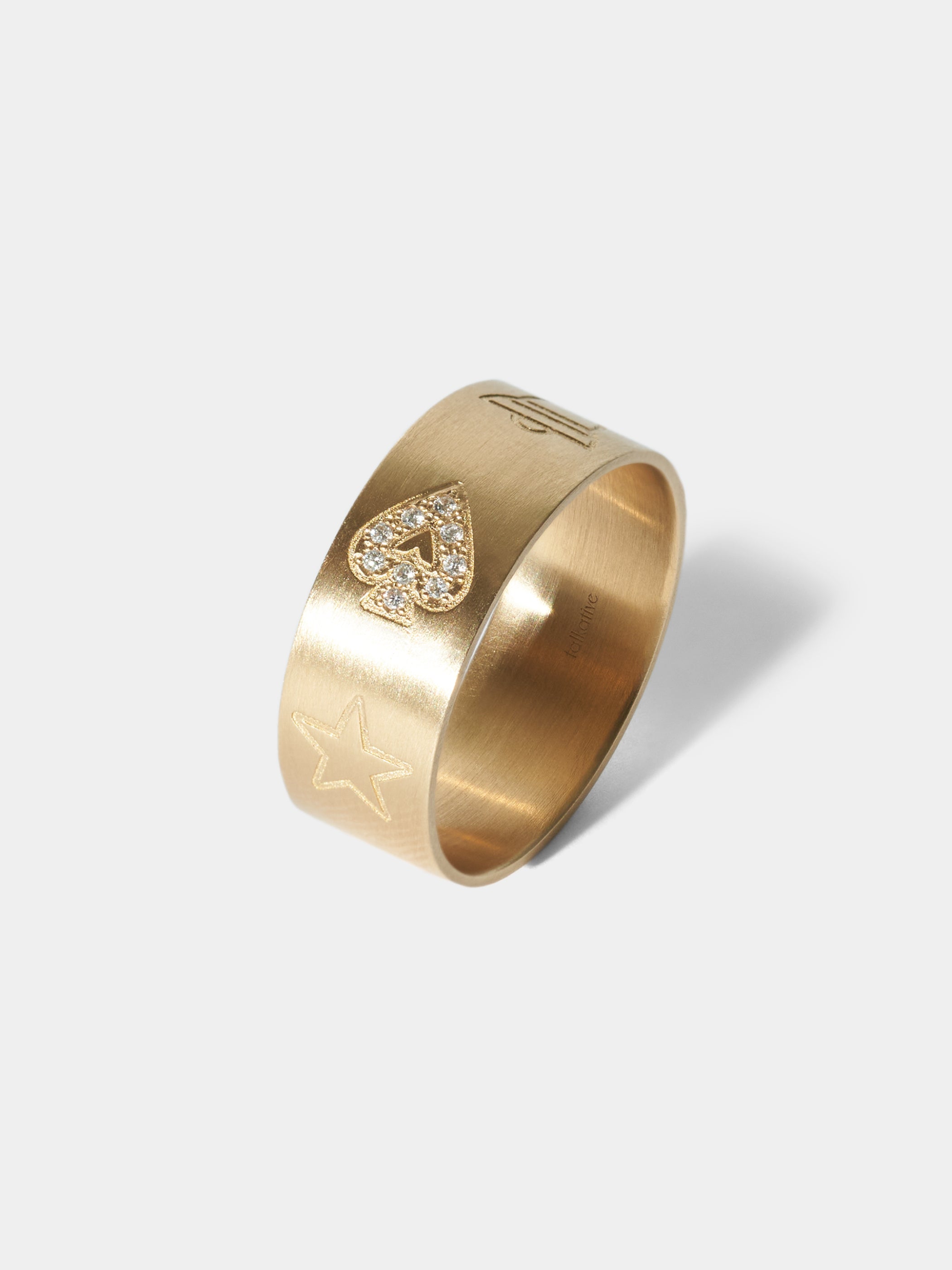 LIBERTY BELL / typeB ※モチーフ一つ飛ばしに、「馬蹄、星、スペード」ダイヤモンドがあしらわれています