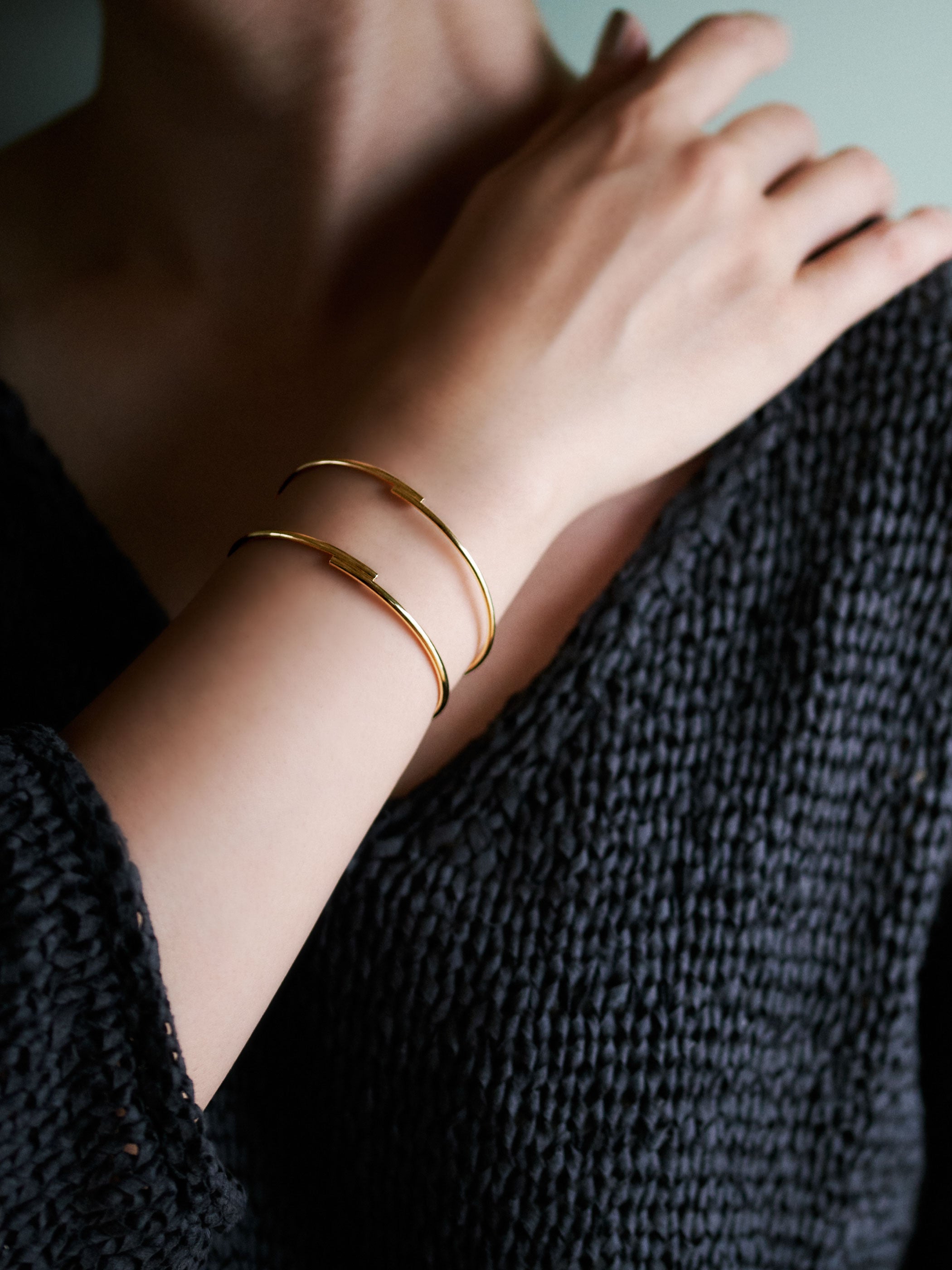 着用イメージです/上:1.8MM_S 下:2.2MM_S