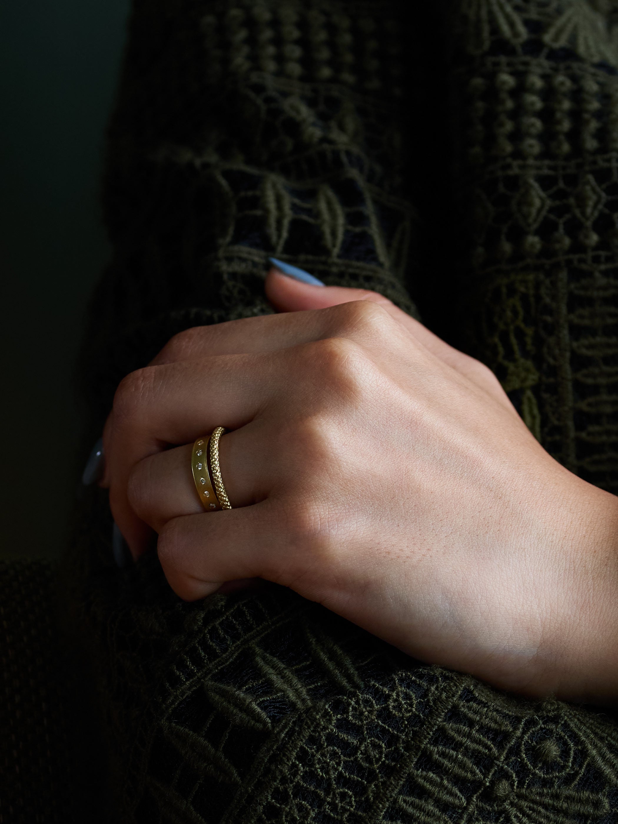 着用イメージです *K18YGを着用