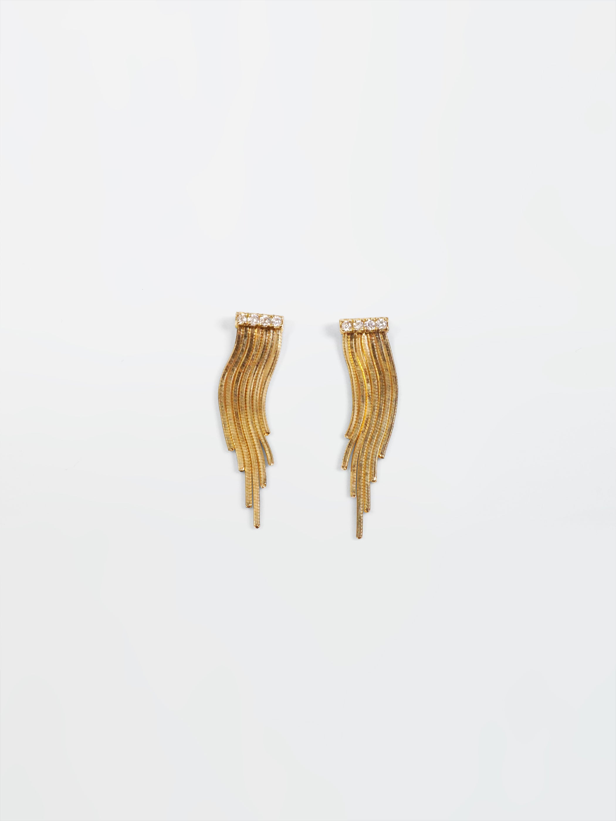 FRINGE_Pierced Earrings_Short