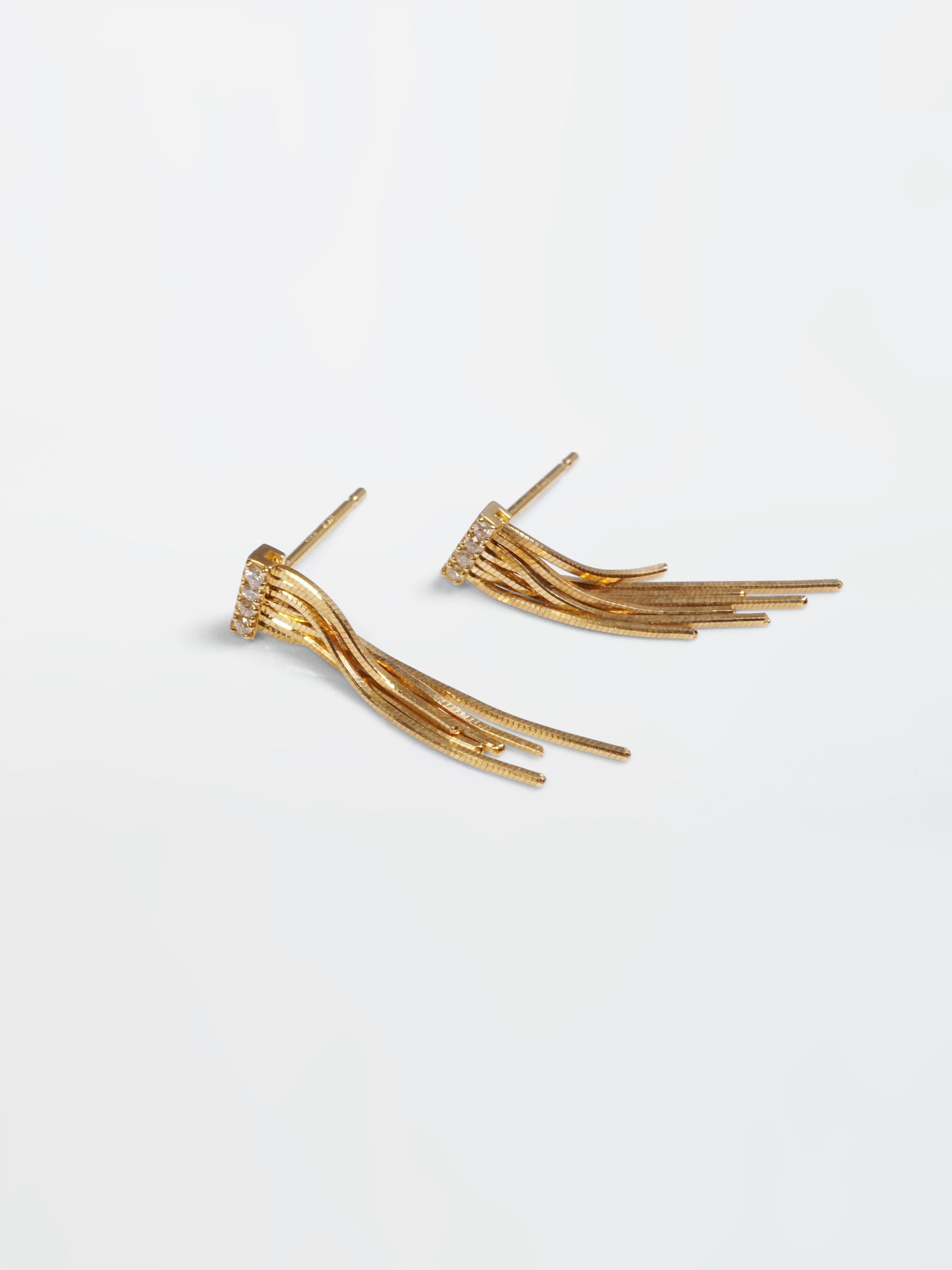 FRINGE_Pierced Earrings_Short