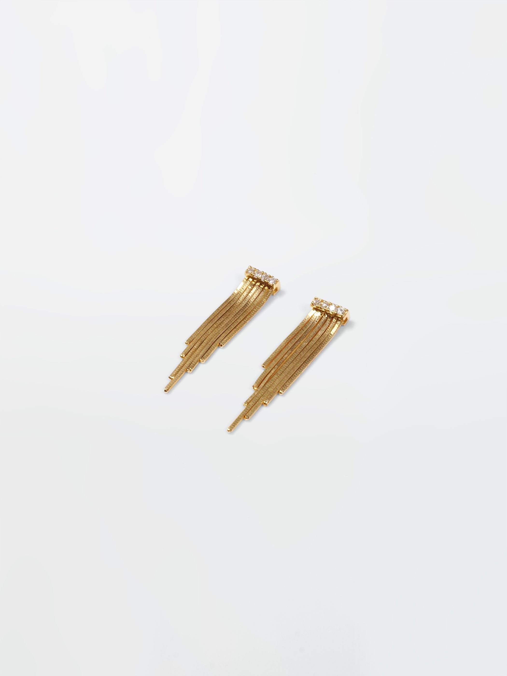 FRINGE_Pierced Earrings_Short