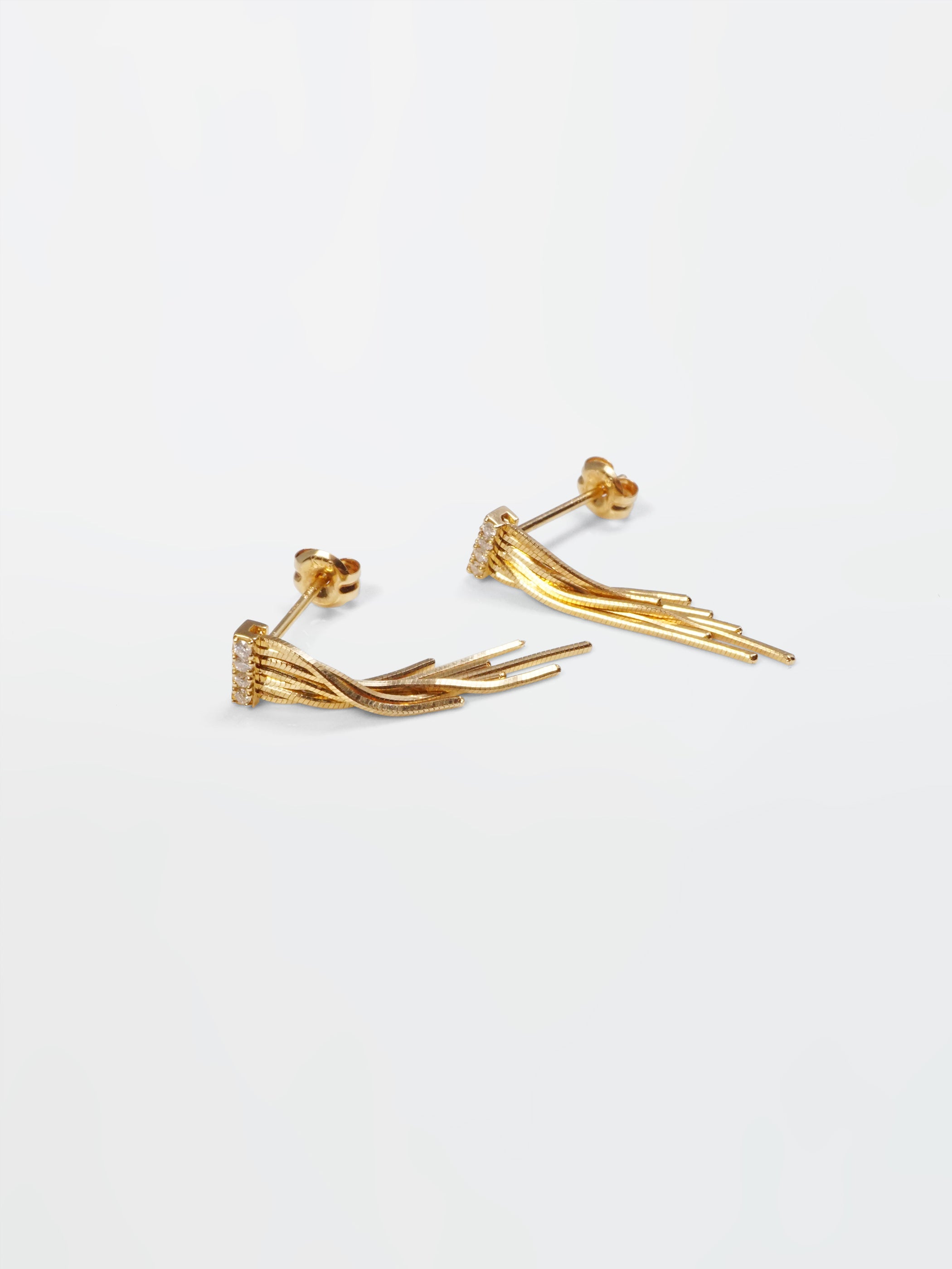 FRINGE_Pierced Earrings_Short