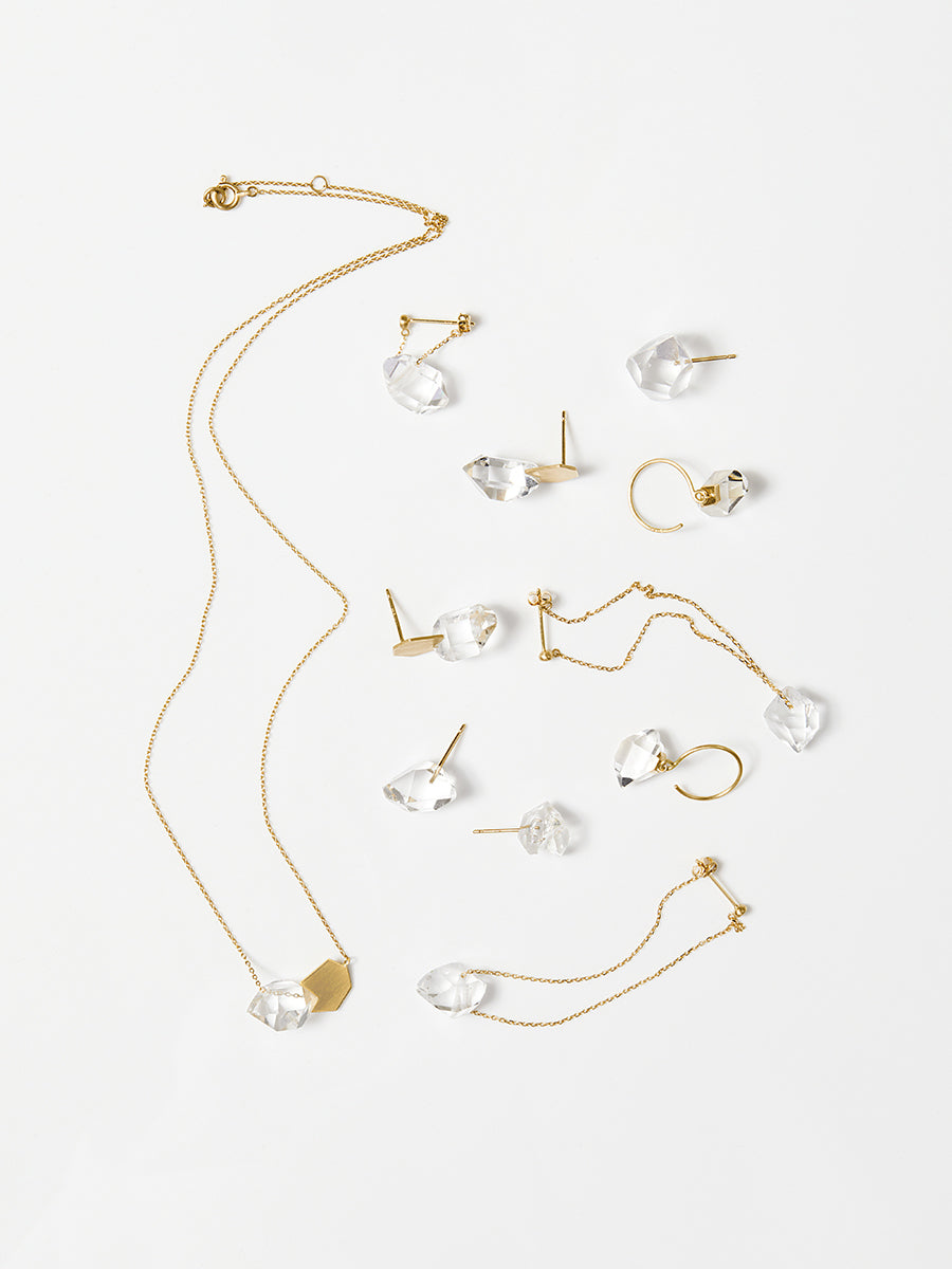 HERKIMER DIAMOND QUARTZ_Necklace_Circle