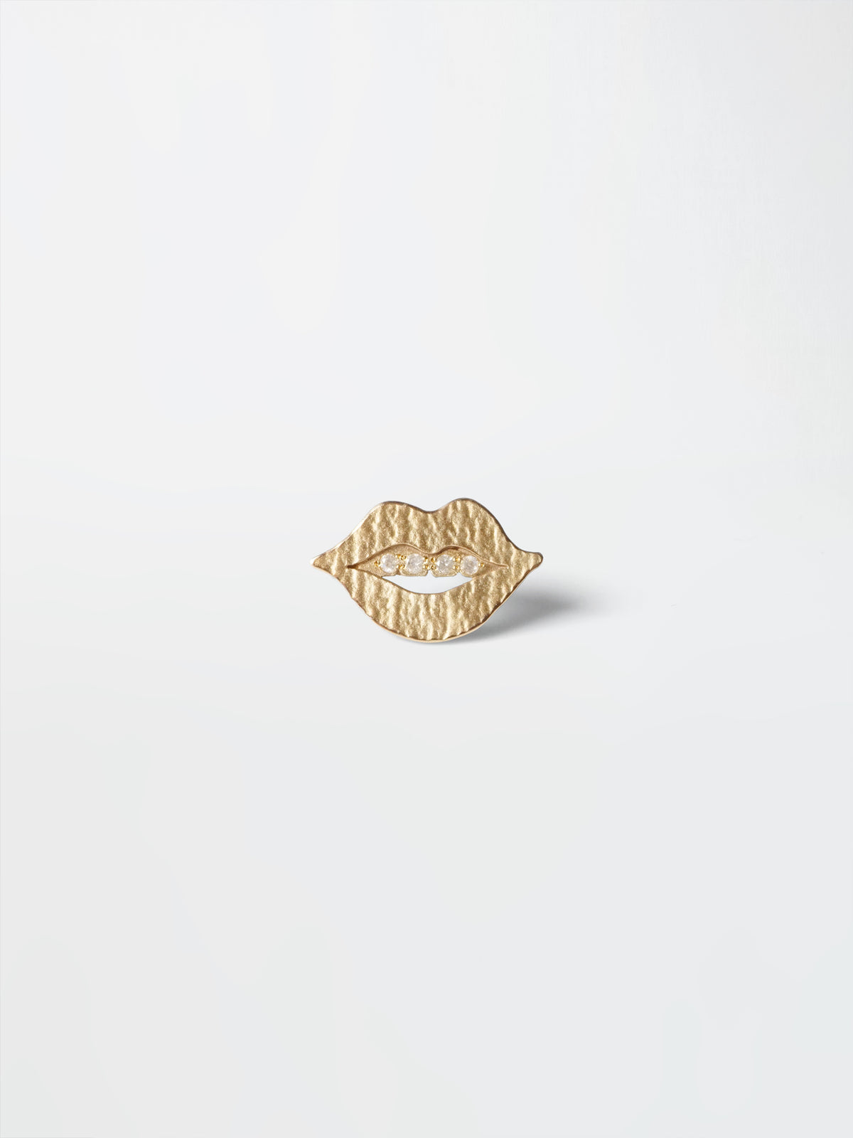 TALKATIVE MOUTH / Pierced Earring / Diamonds
