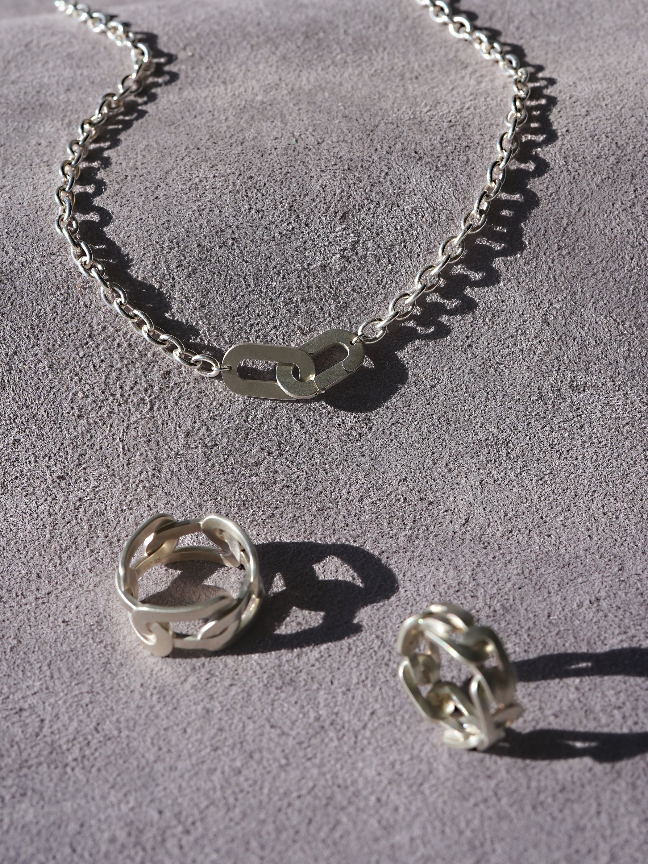 JOINT / Silver / Necklace / Round Chain