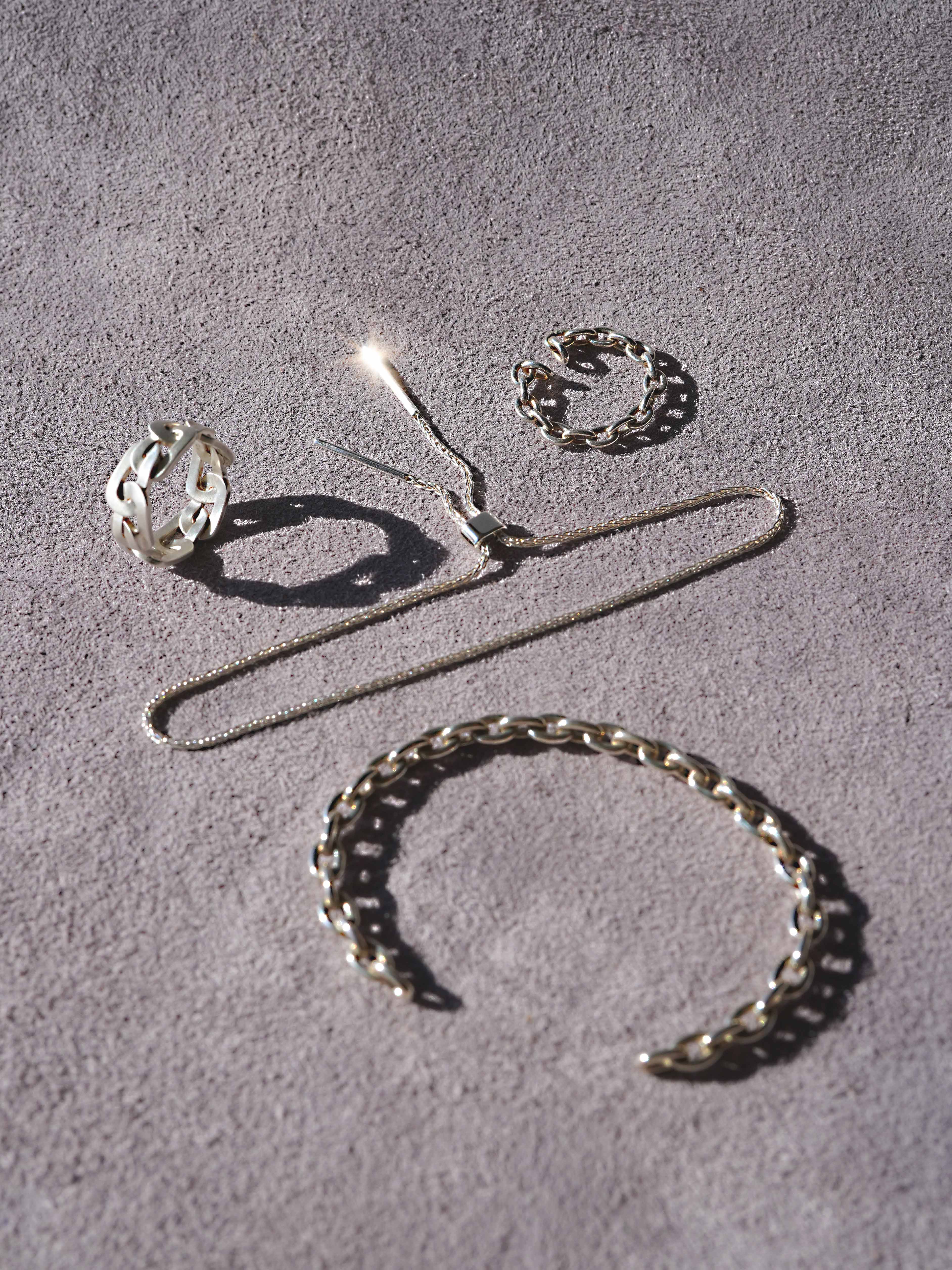 WISH / Silver / Bracelet / Spiga11 / 24CM