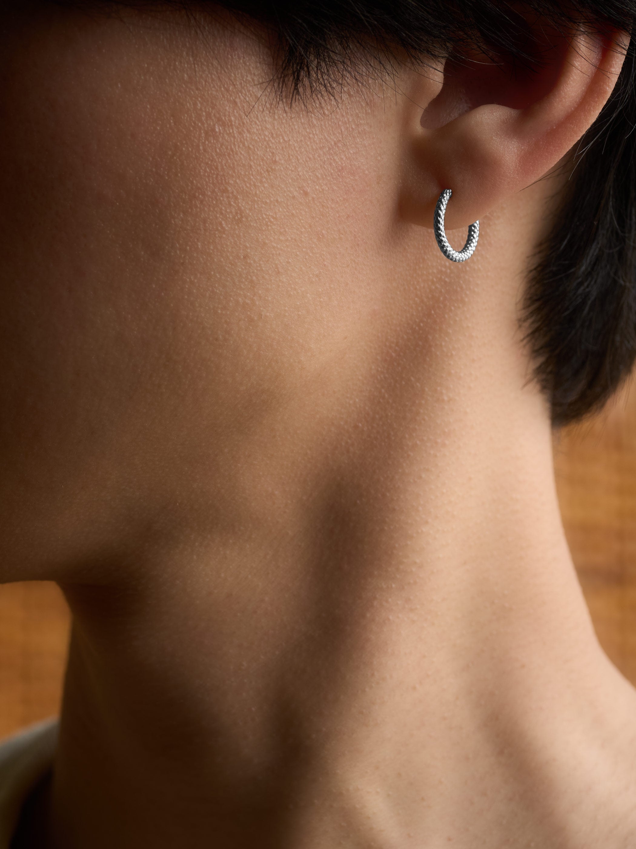 地金にボリュームがあることでユニセックスとしても愉しめます