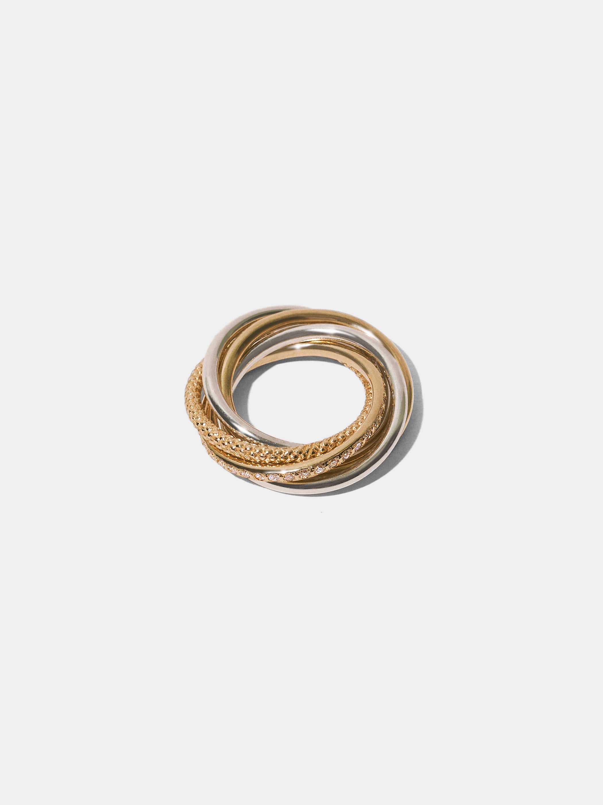 CIRCLE_Ring / Five / Material Mix , Dia & TYING