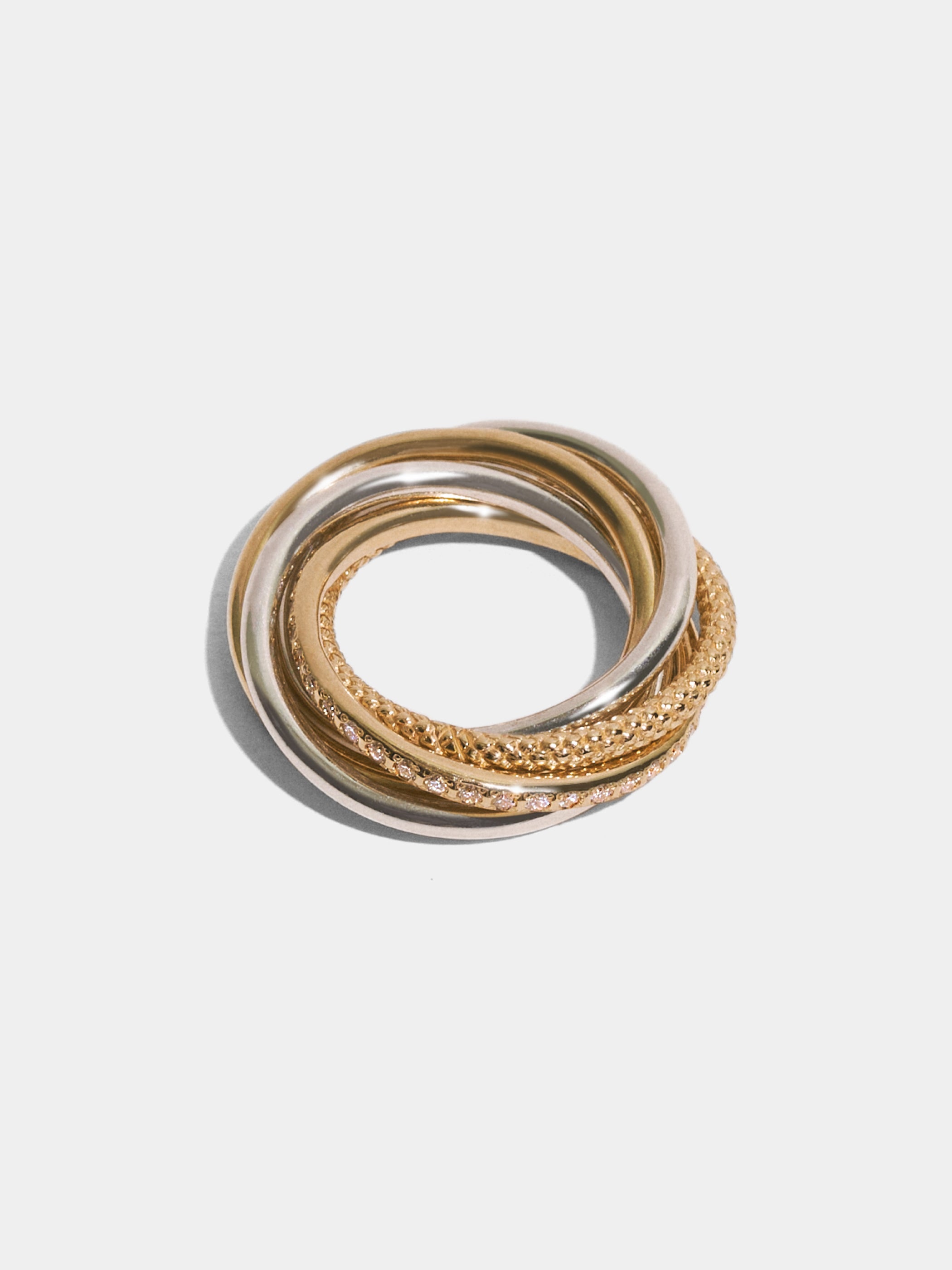 CIRCLE_Ring / Five / Material Mix , Dia & TYING