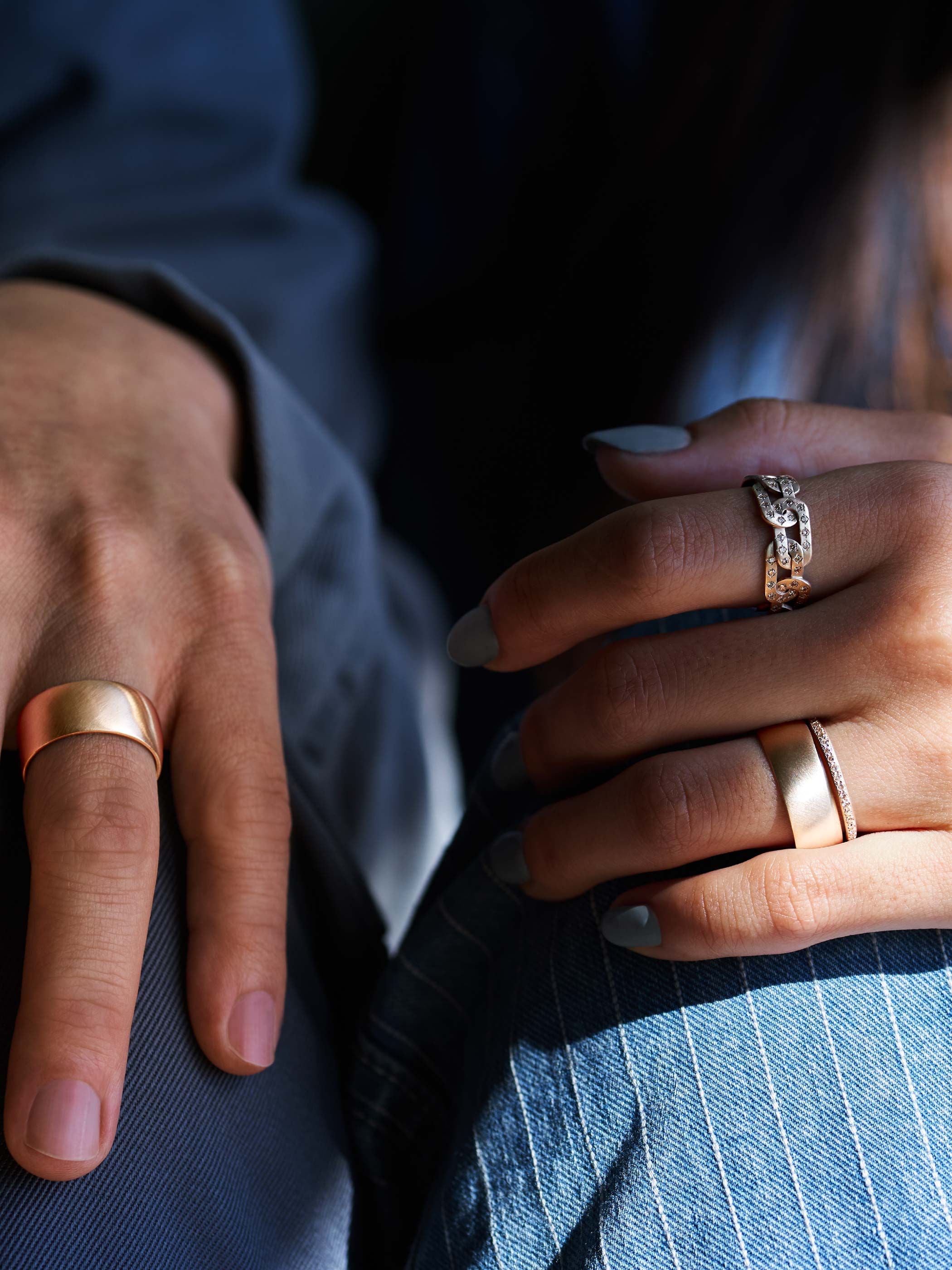 JOINT / Ring / Half Diamonds / 7.0MM
