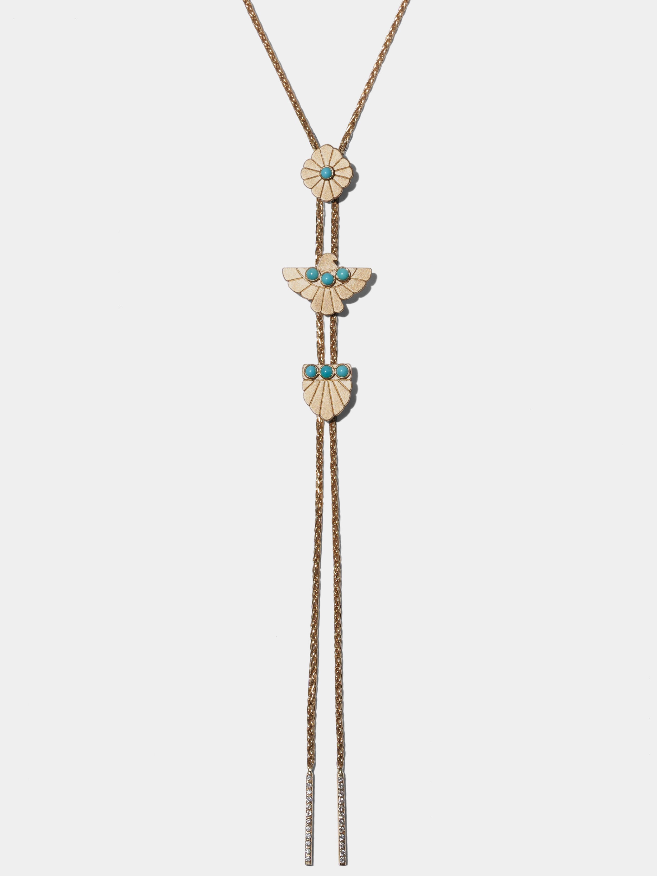 PLAY OF WISH / Necklace / Spiga11 / Trio Turquoise