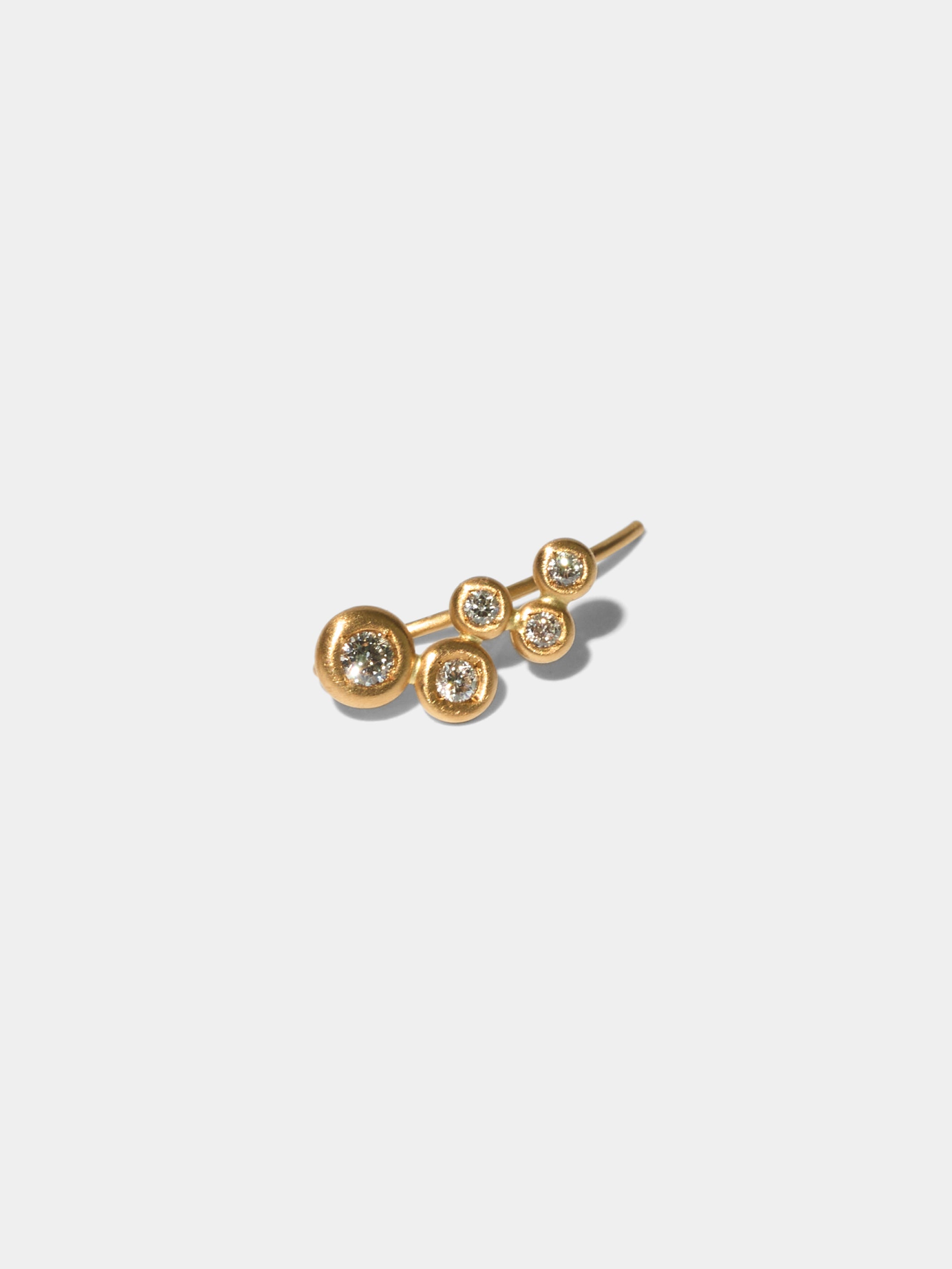 PUFF / Pierced Earring / Clip / Gradation / S ※左耳用