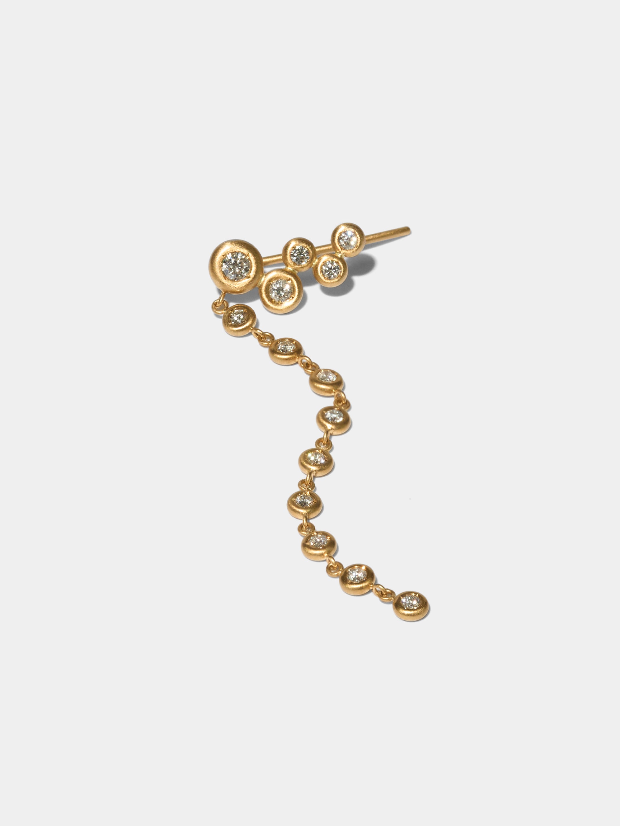 PUFF / Pierced Earring / Clip / Swing / Gradation　＊左耳用、ご希望の方はお問い合わせください