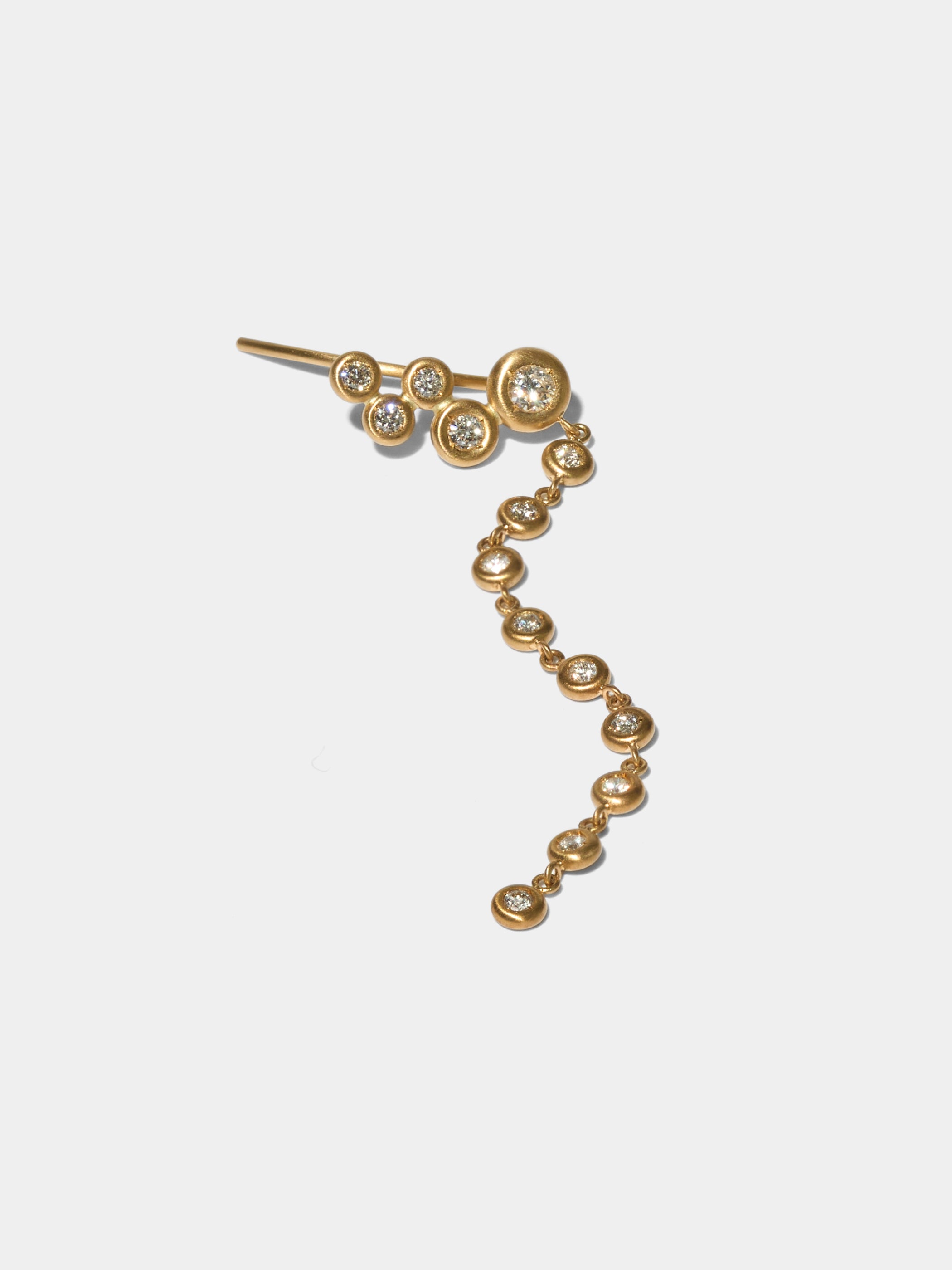 PUFF / Pierced Earring / Clip / Swing / Gradation　＊右耳用