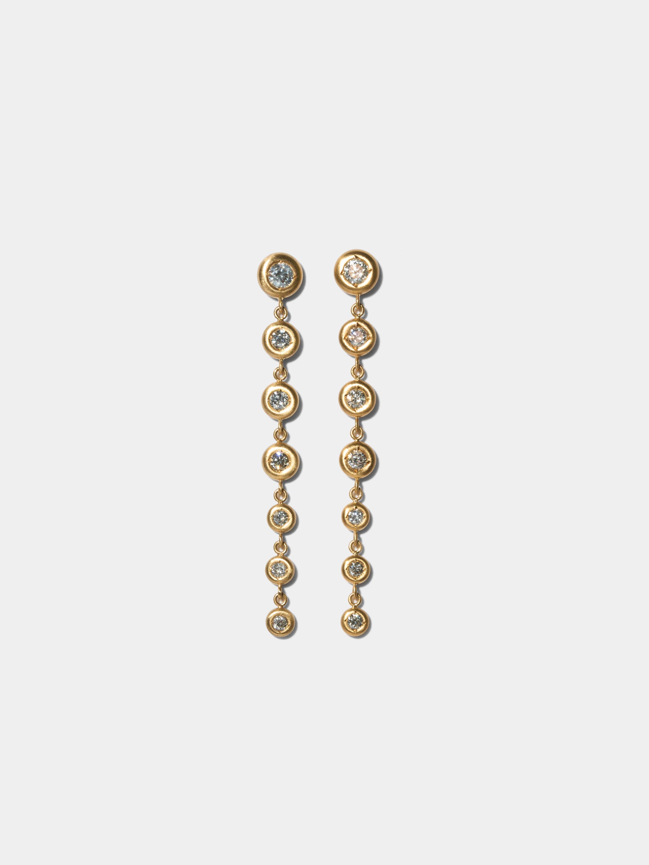 PUFF / Pierced Earrings / Swing / Gradation / Short