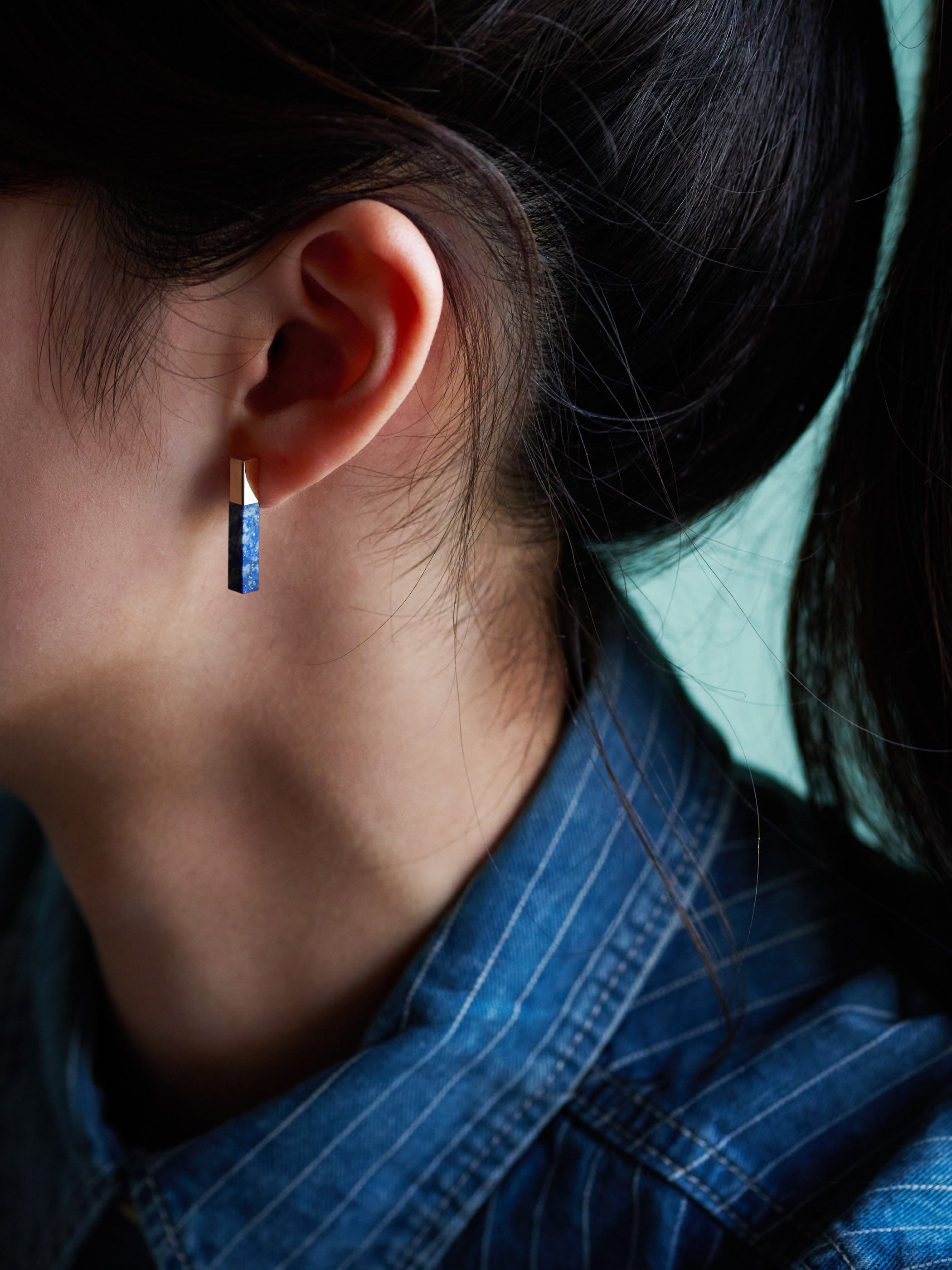 talkative トーカティブ　stick_Pierced ラピスラズリ　片耳 talkative トーカティブ stick_Pierced ラピスラズリ 片耳