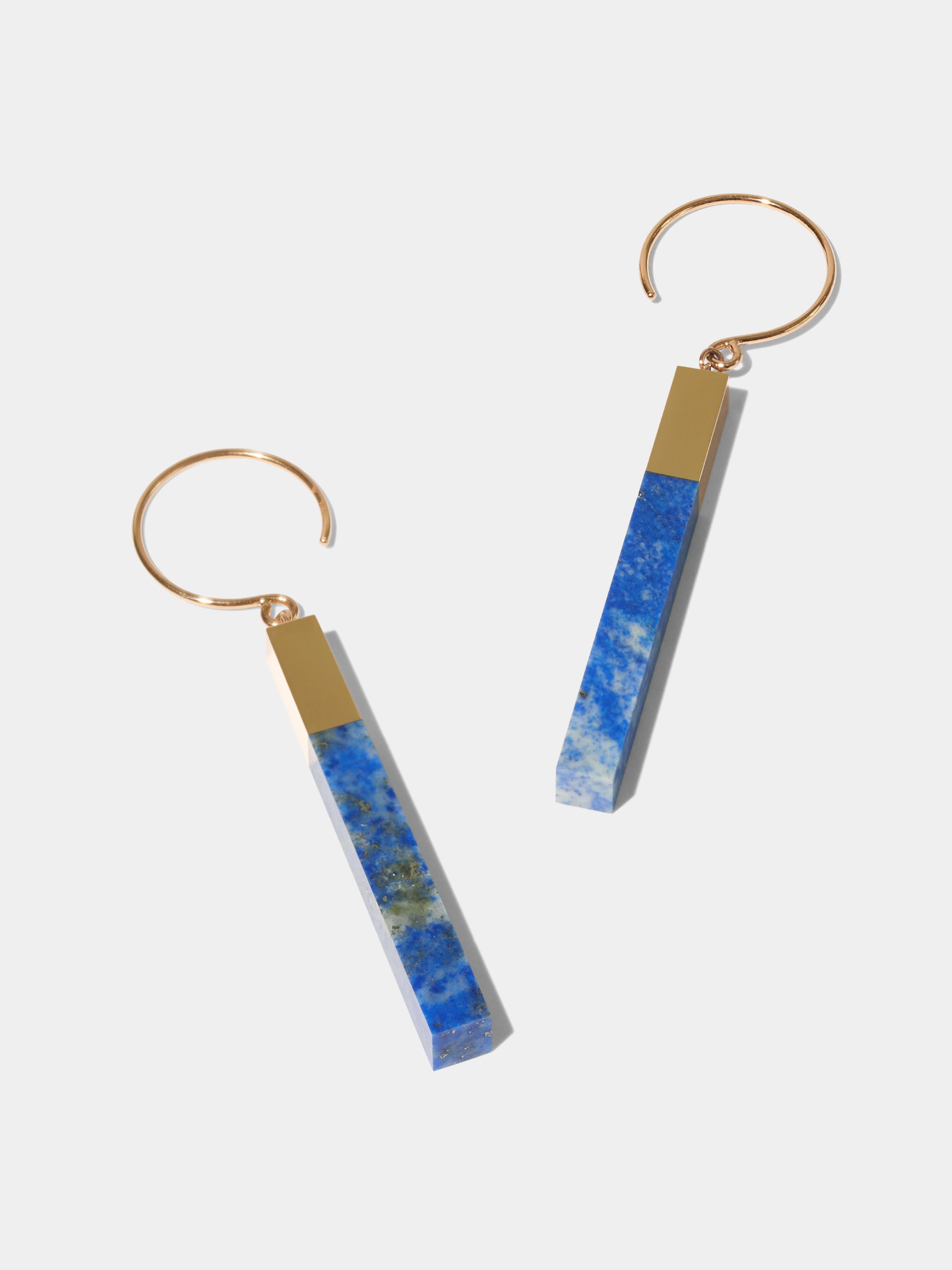 STICK / Pierced Earring / Hook L / Lapis Lazuli