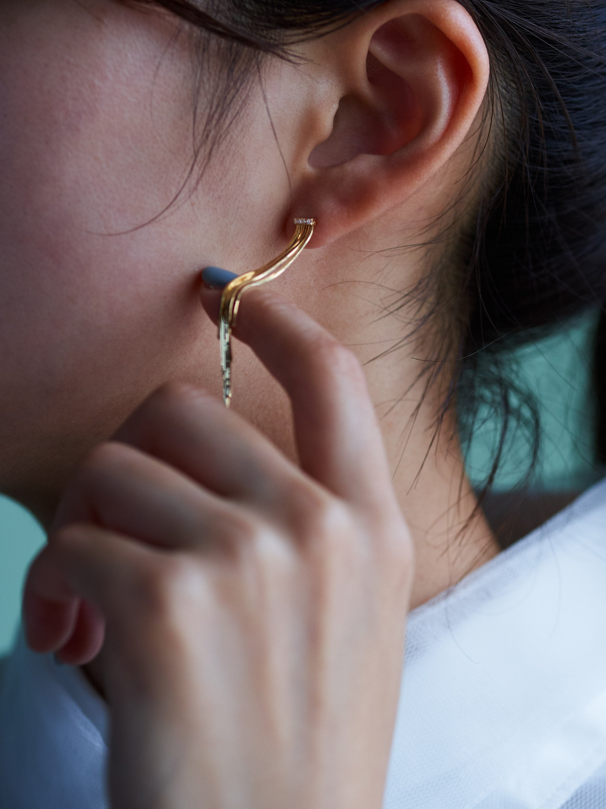 FRINGE / Pierced Earrings / Extra Long