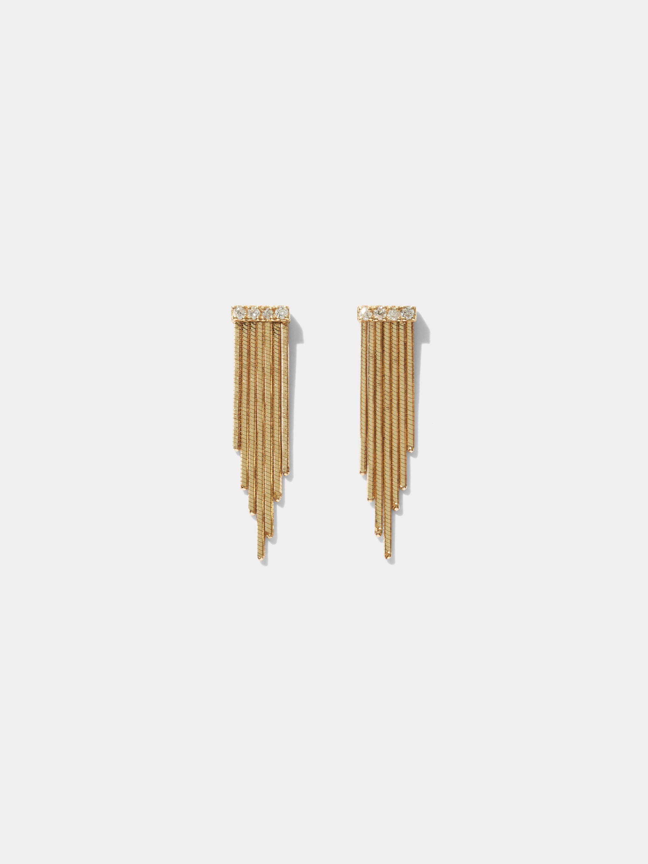 FRINGE_Pierced Earrings_Short