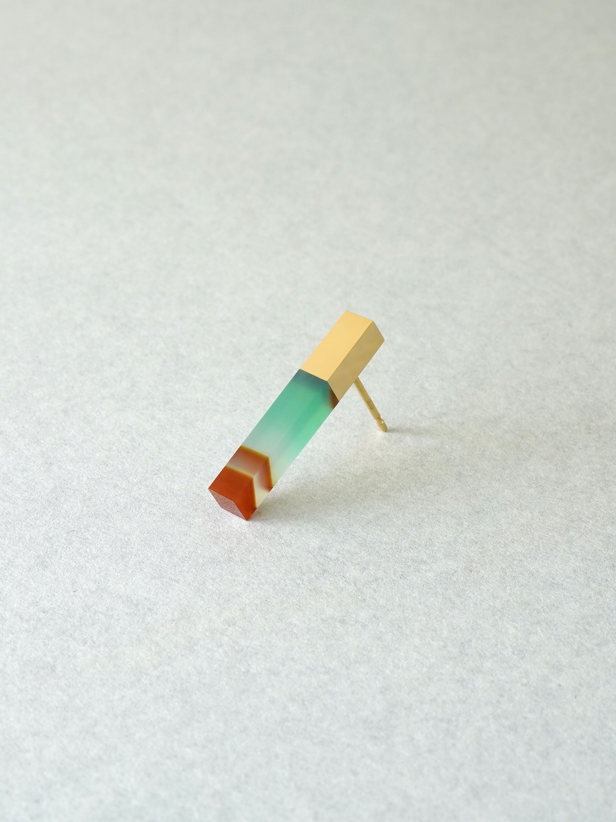 STICK / Pierced Earring / Stud M / Agate(シングル)