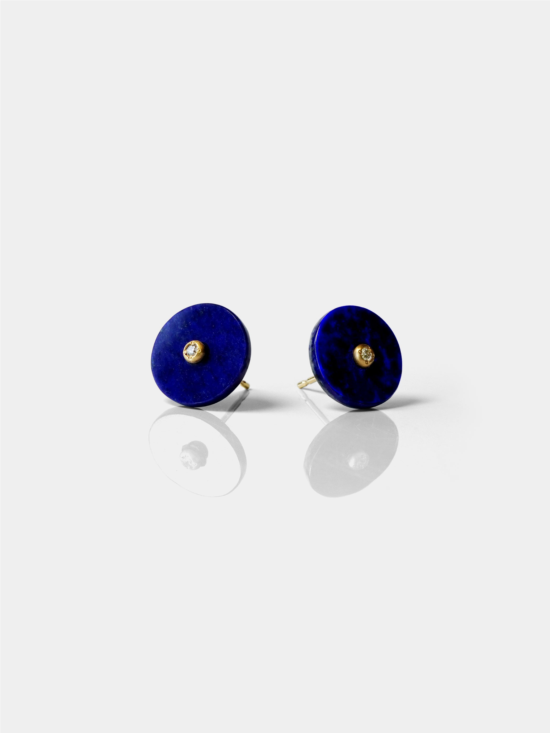 PINS / Pierced Earrings / Lapis Lazuli