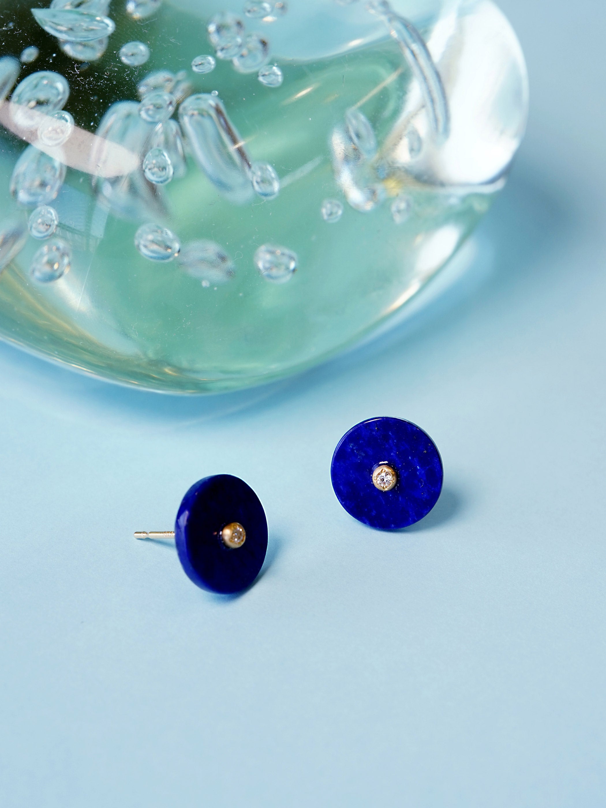 PINS / Pierced Earrings / Lapis Lazuli