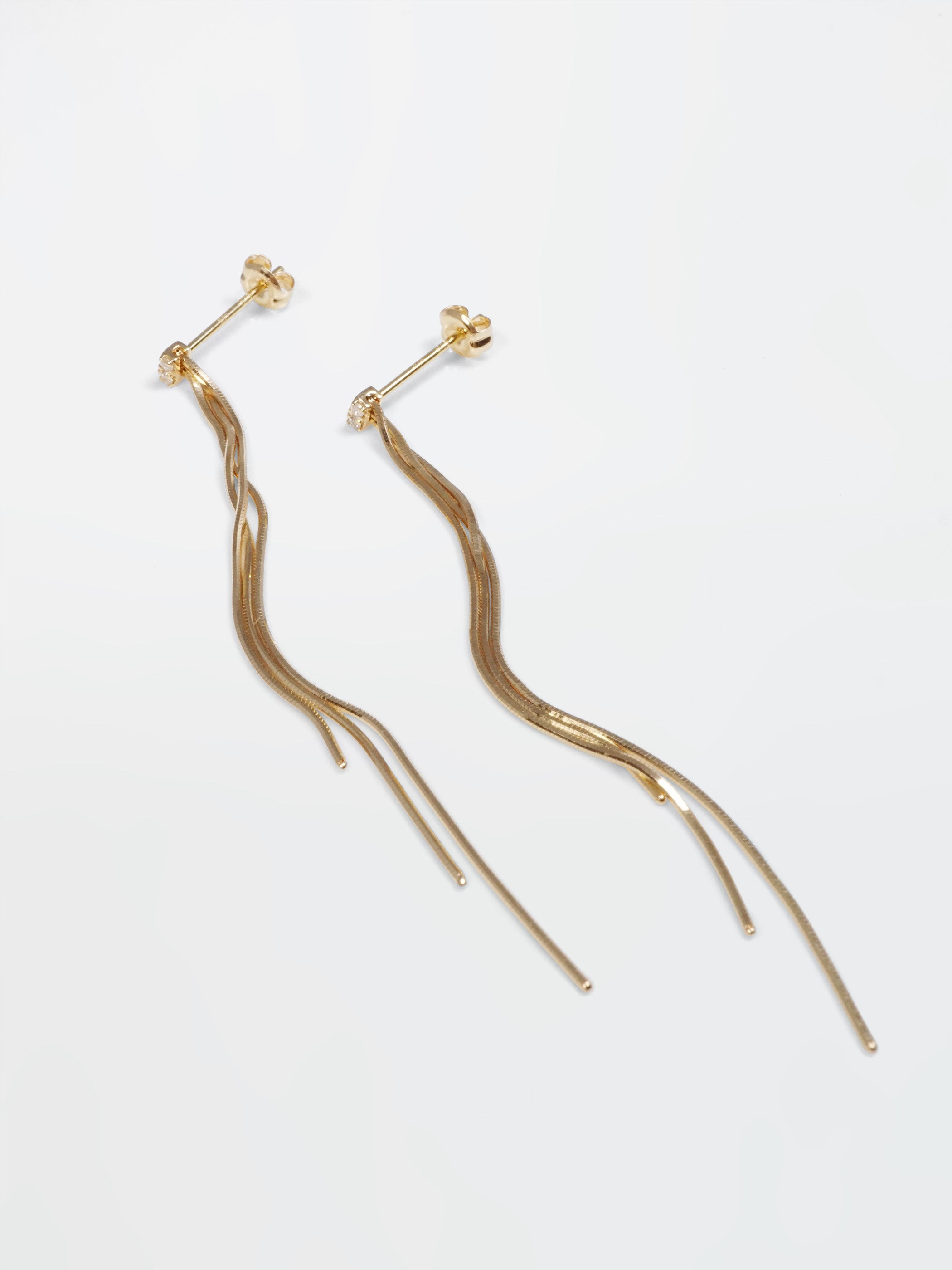 FRINGE / Pierced Earrings / Long